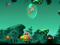 une photo d'Ã©cran de Bubsy Fractured Furry Tails sur Atari Jaguar